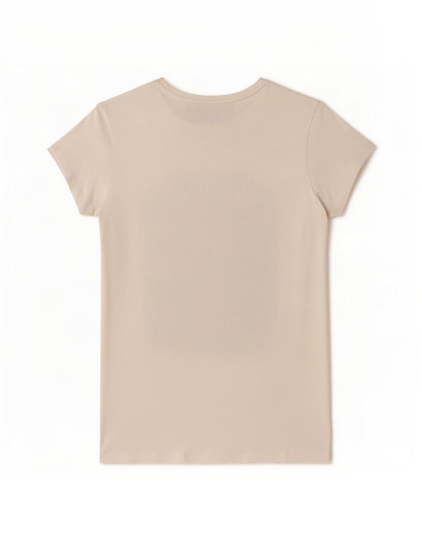 Tricou cu grafic pentru femei Zara UK 8 Small Bumbac alb