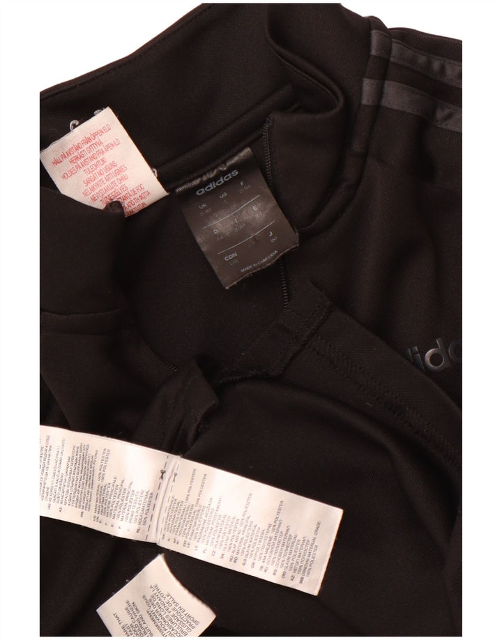 Adidas pentru băieți Climalite Zip Neck Pullover Trening Top 13-14 ani, negru