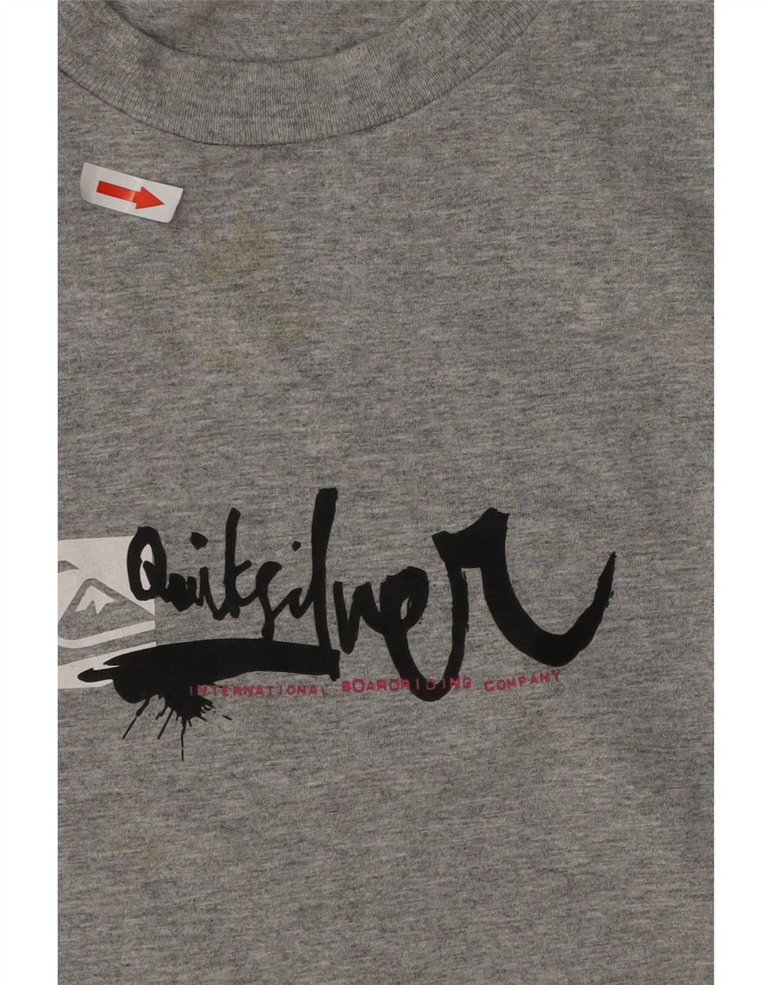 Tricou grafic Quiksilver pentru bărbați Top mare gri