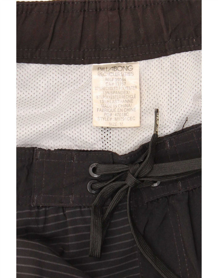 Pantaloni scurți de înot grafic pentru bărbați Billabong, poliester geometric negru mediu