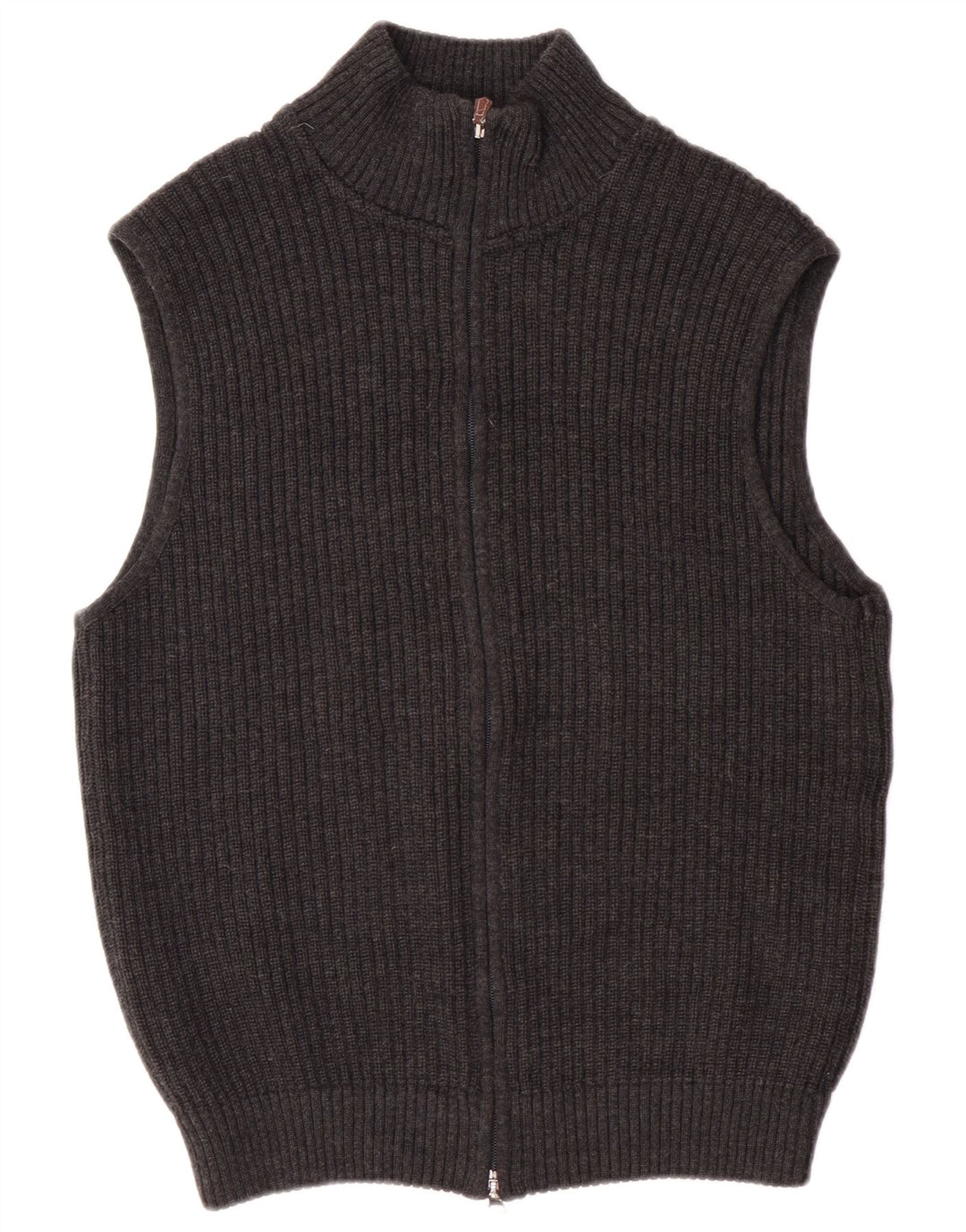 Pulover cardigan pentru bărbați Bramante, lână virgină, gri mediu