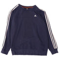Hanorac pentru bărbați Adidas Climalite Jumper mare din bumbac bleumarin