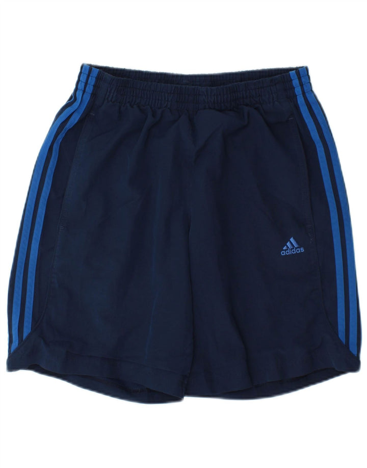 Pantaloni scurți sport pentru bărbați Adidas, poliester, albastru mic