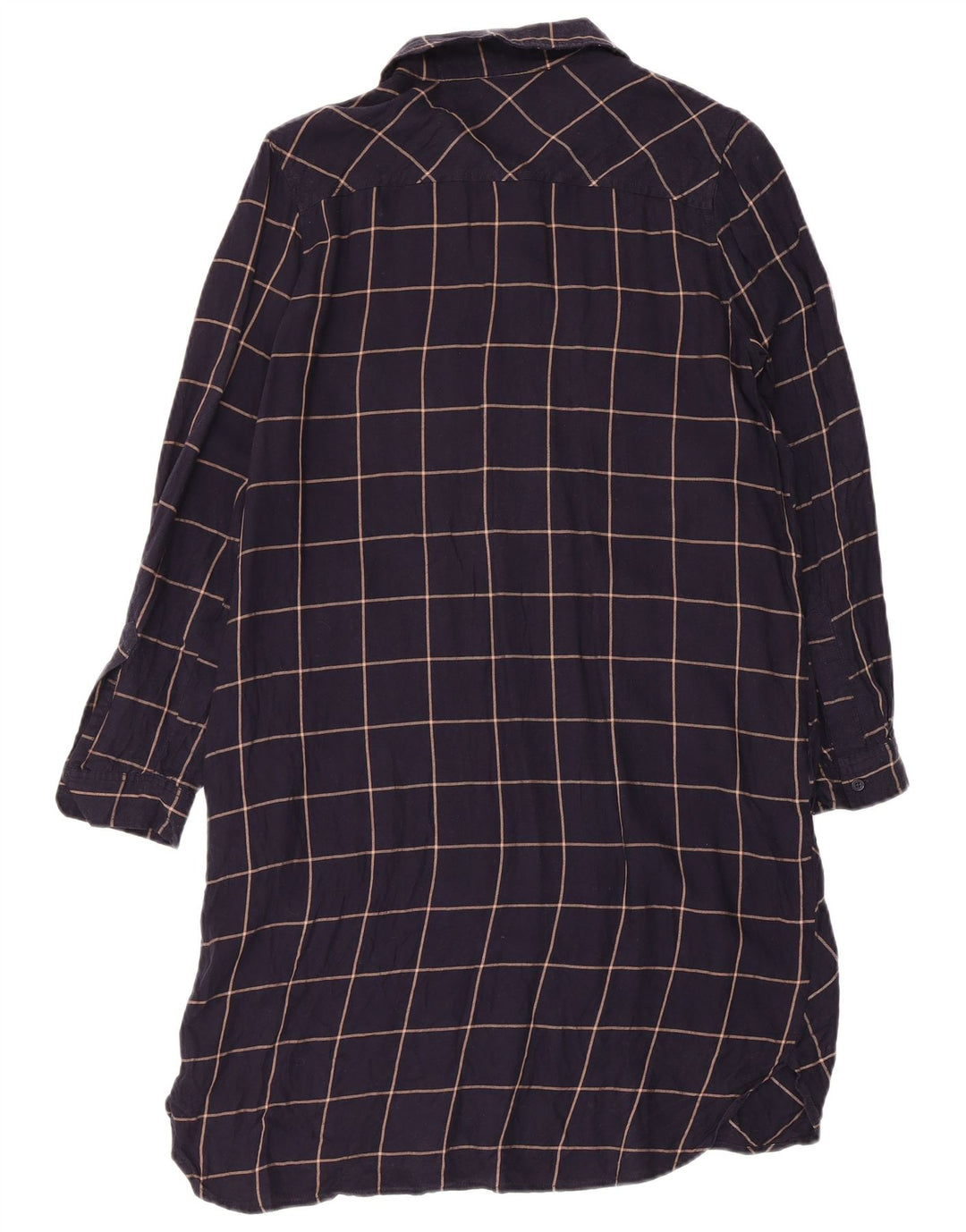 Rochie cămașă pulover pentru femei French Connection UK 10 Mic, bleumarin, carouri