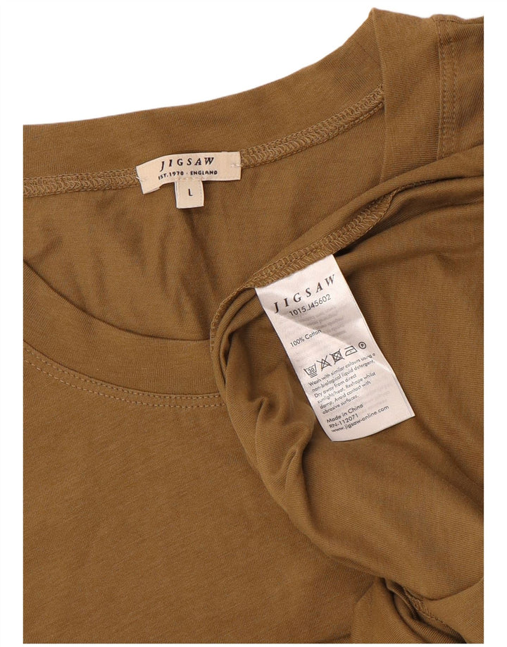 Tricou pentru bărbați Jigsaw Top mare, maro, bumbac