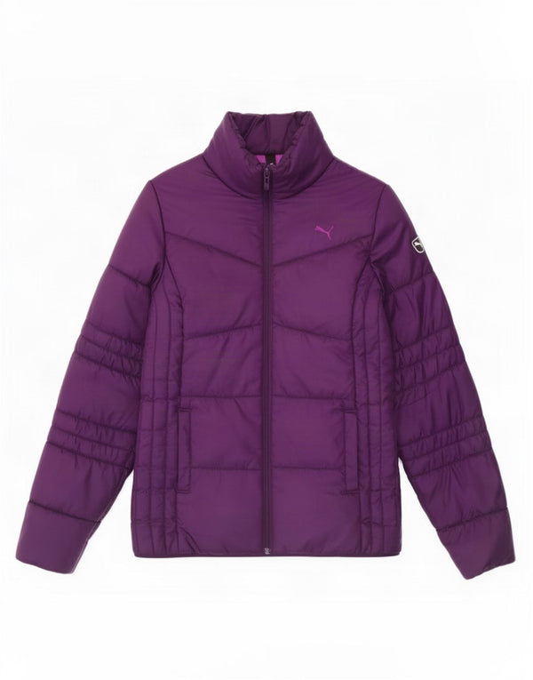 Jachetă căptușită Puma pentru femei UK 14 Poliester violet mare