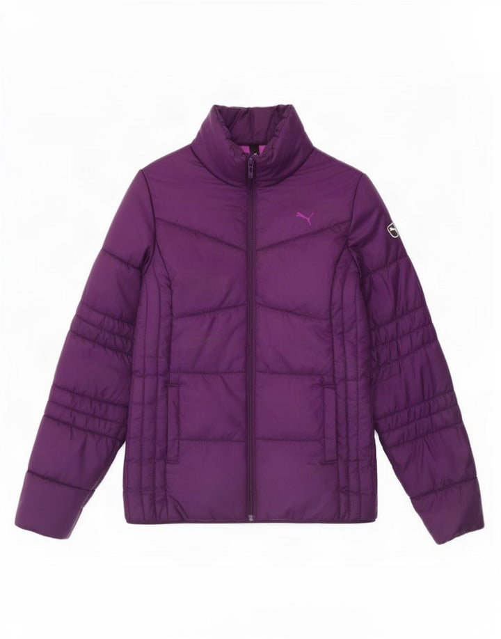 Jachetă căptușită Puma pentru femei UK 14 Poliester violet mare