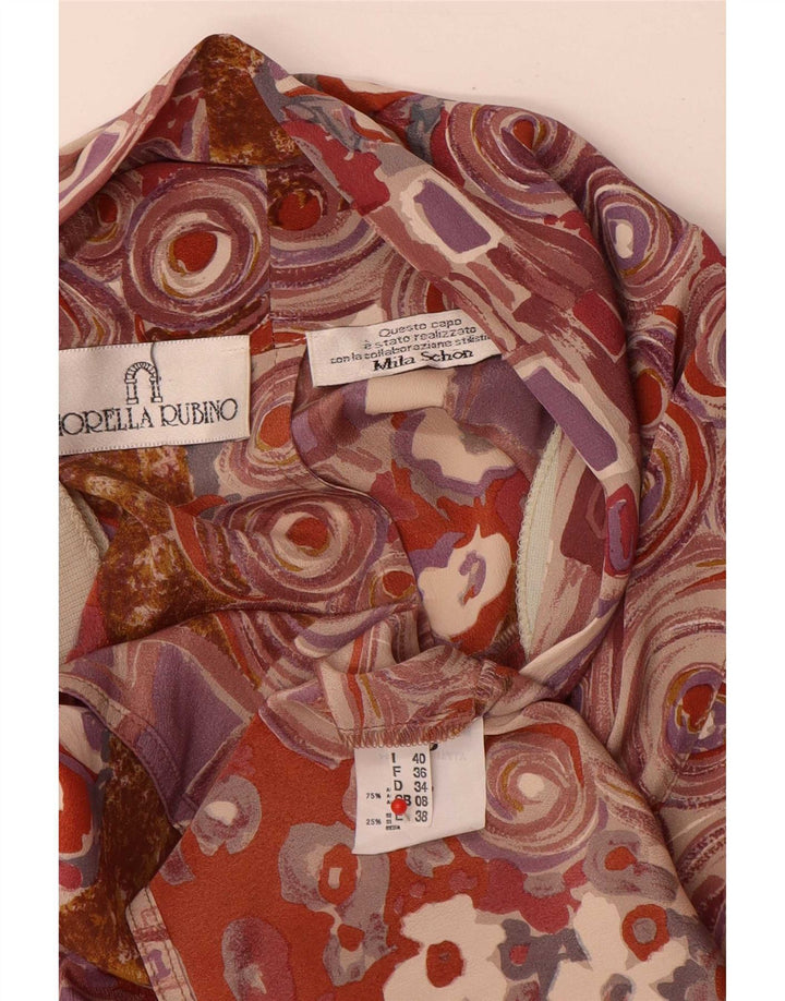 Bluză Cămașă Femei Fiorella Rubino UK 8 Mic Multicolor