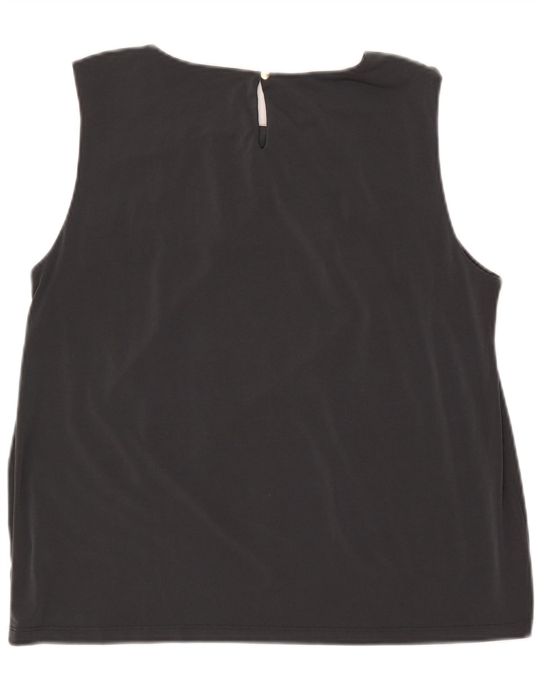 Top bluză fără mâneci pentru femei Calvin Klein UK 18 XL poliester gri