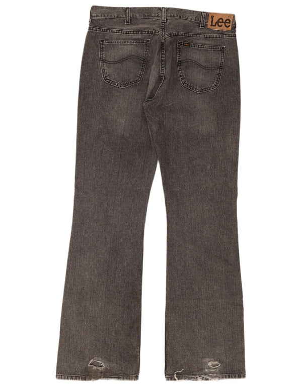 Blugi Bootcut Lee pentru bărbați W38 L36 bumbac gri