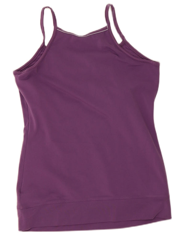 Adidas Climalite Graphic Vest Top pentru femei UK 12 Medium Purple Paisley