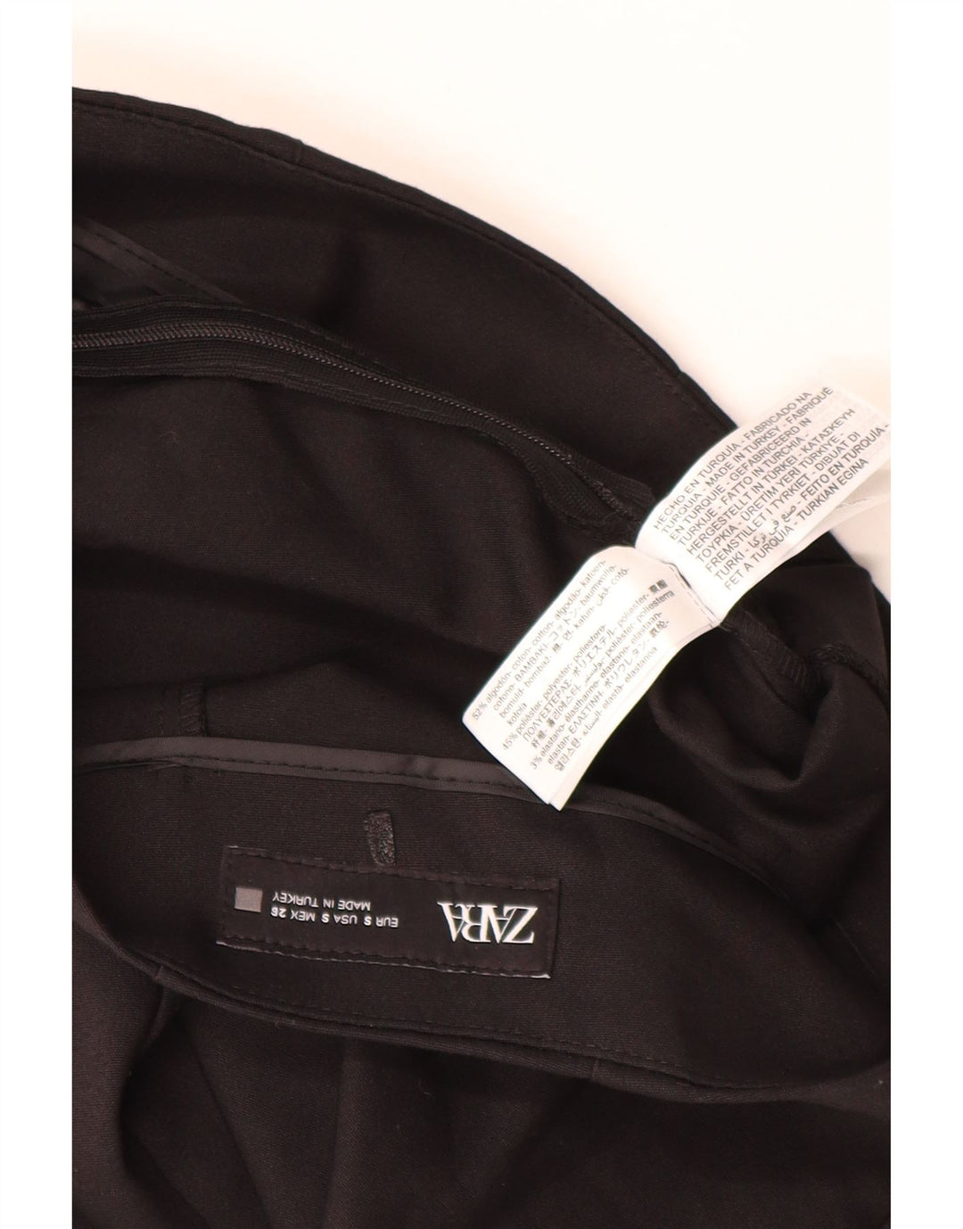 Pantaloni caldi pentru femei Zara Mici W26 Negri