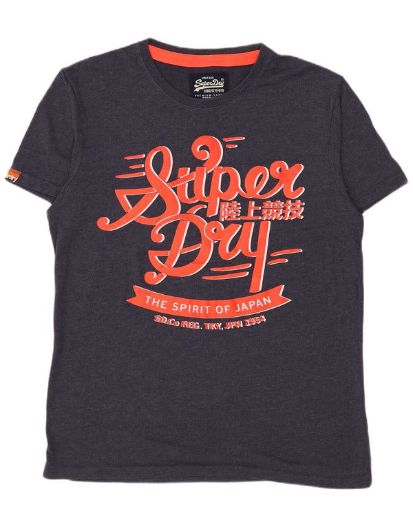 Tricou grafic pentru bărbați Superdry Top XL Bumbac bleumarin