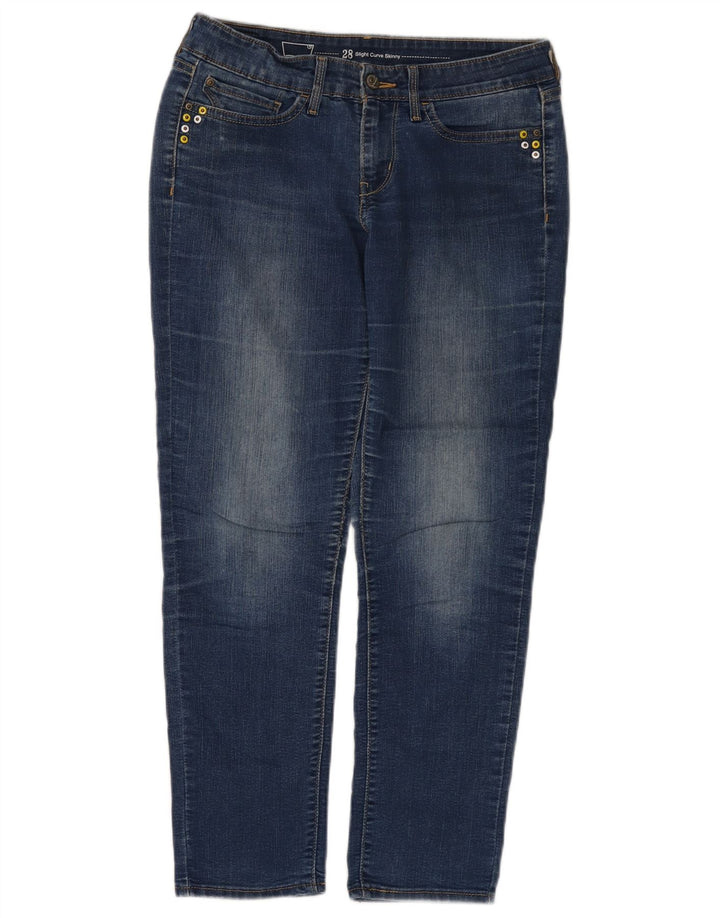 Blugi skinny de damă LEVI'S, ușor curbate, L28 L27 Albastru