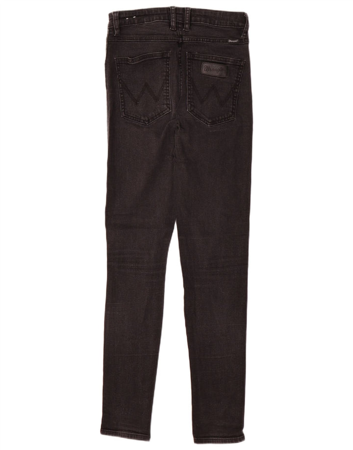 Blugi skinny Wrangler pentru baieti cu talie inalta 9-10 ani W28 L28 bumbac negru
