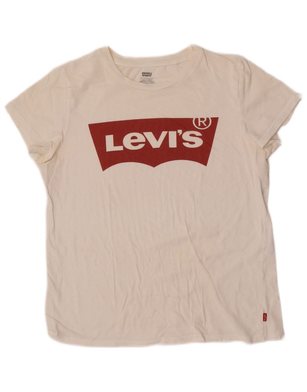 Tricou grafic Levi's pentru femei Top UK 10 Small White