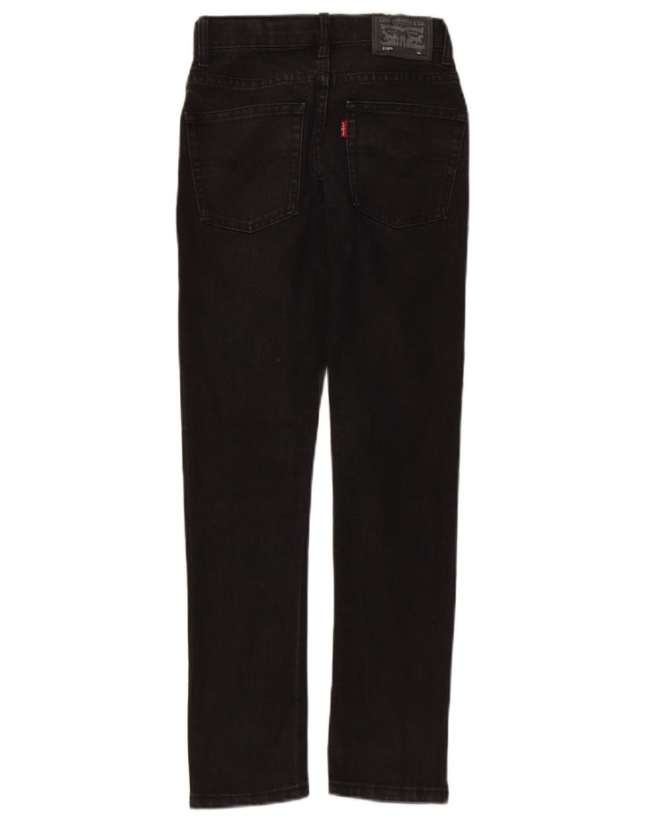 Blugi skinny pentru fete LEVI'S 510 9-10 ani W24 L26 bumbac negru
