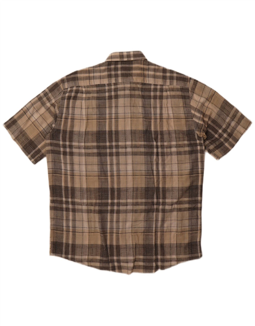 Cămașă cu mânecă scurtă pentru bărbați Belmonte Mărimea 42, mare, bej, din bumbac