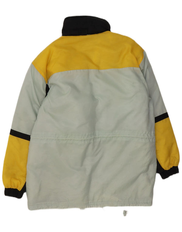 Jachetă de schi Vintage pentru bărbați UK 38 Medium Blue Colorblock Poliester