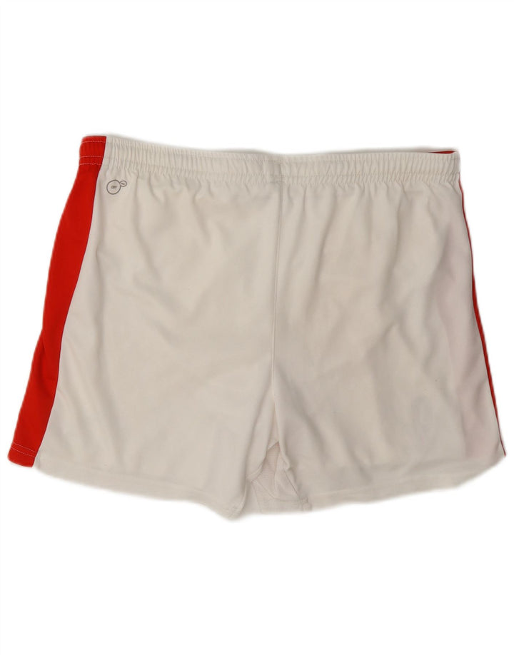 Pantaloni scurți sport Puma pentru băieți 15-16 ani, alb, poliester color bloc