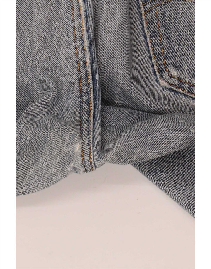 Blugi drepți distressed 505 Levi's pentru bărbați L34 L32 Bumbac albastru