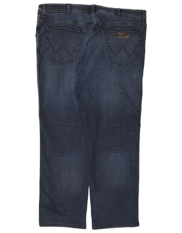 Blugi drepte pentru bărbați Wrangler Texas W44 L32 Bumbac albastru