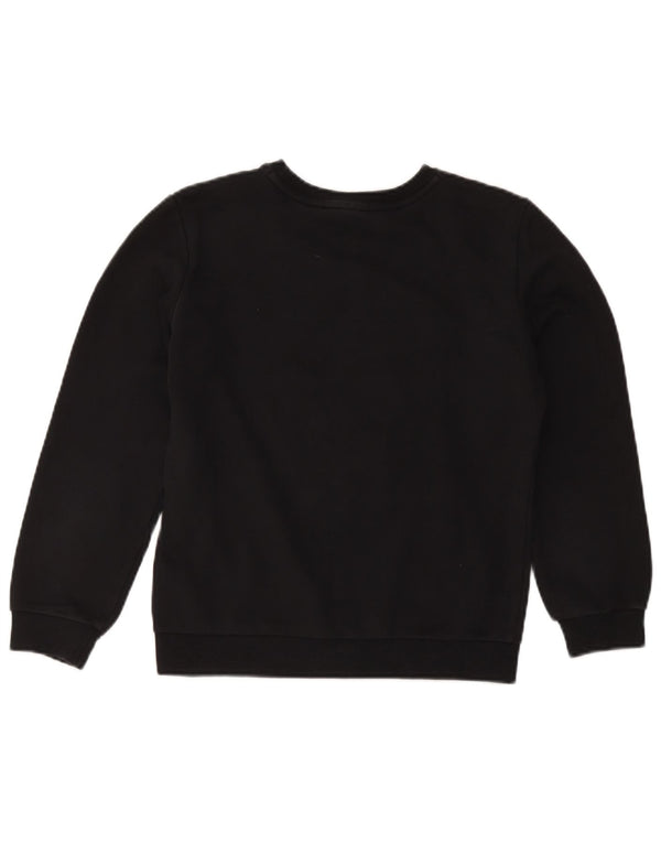 Puma Băieți Pulover Grafic Pulover 13-14 Ani Bumbac Negru