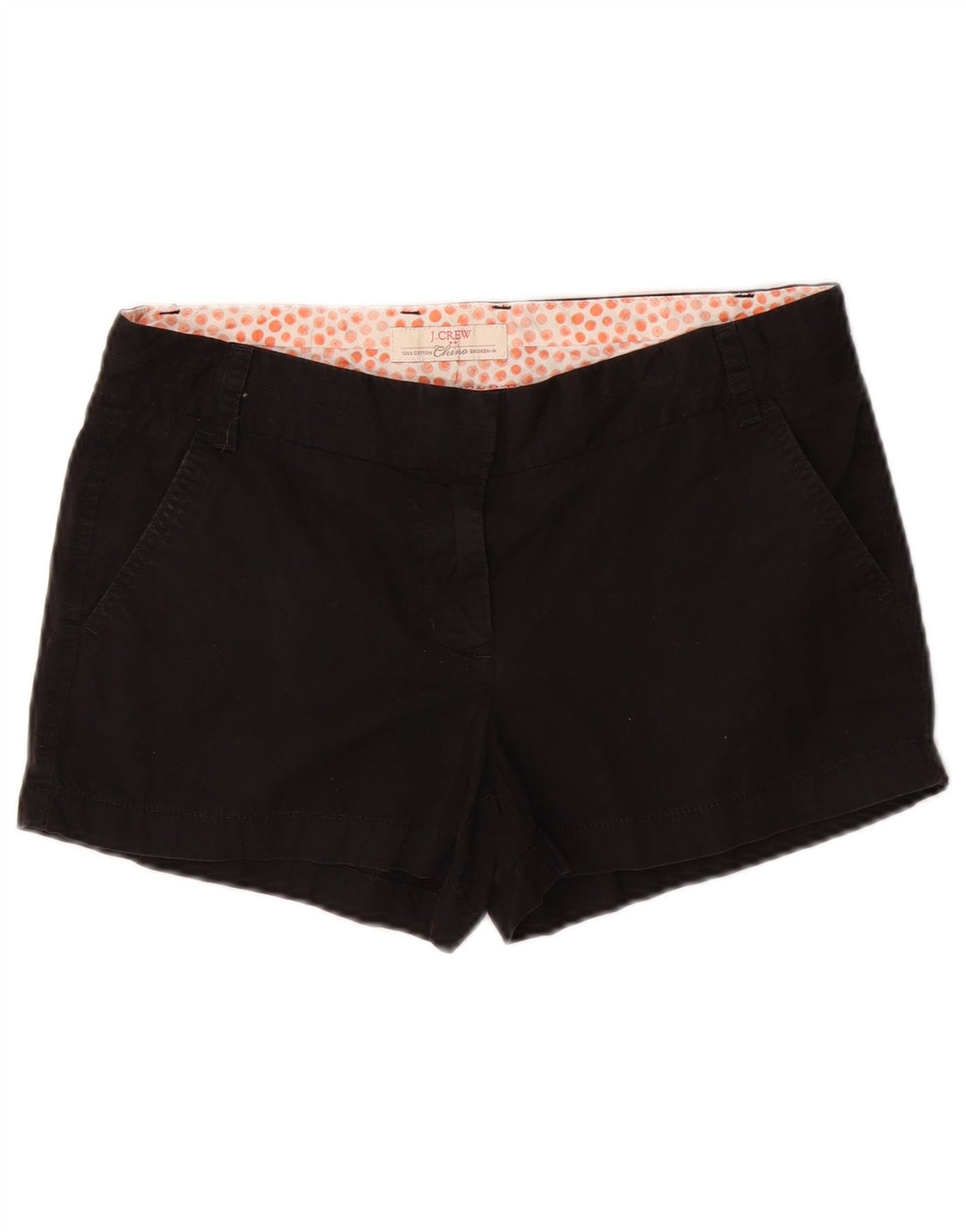 Pantaloni scurti chino pentru femei J. Crew Broken In Chino US 6 Medium W32 Bumbac negru