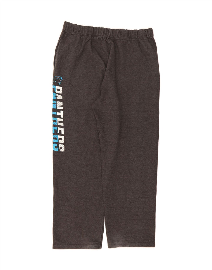 NFL Mens Panthers Graphic Tracksuit Trousers XL Grey Cotton Vintage NFL and Second-Hand NFL from Messina Hembry 