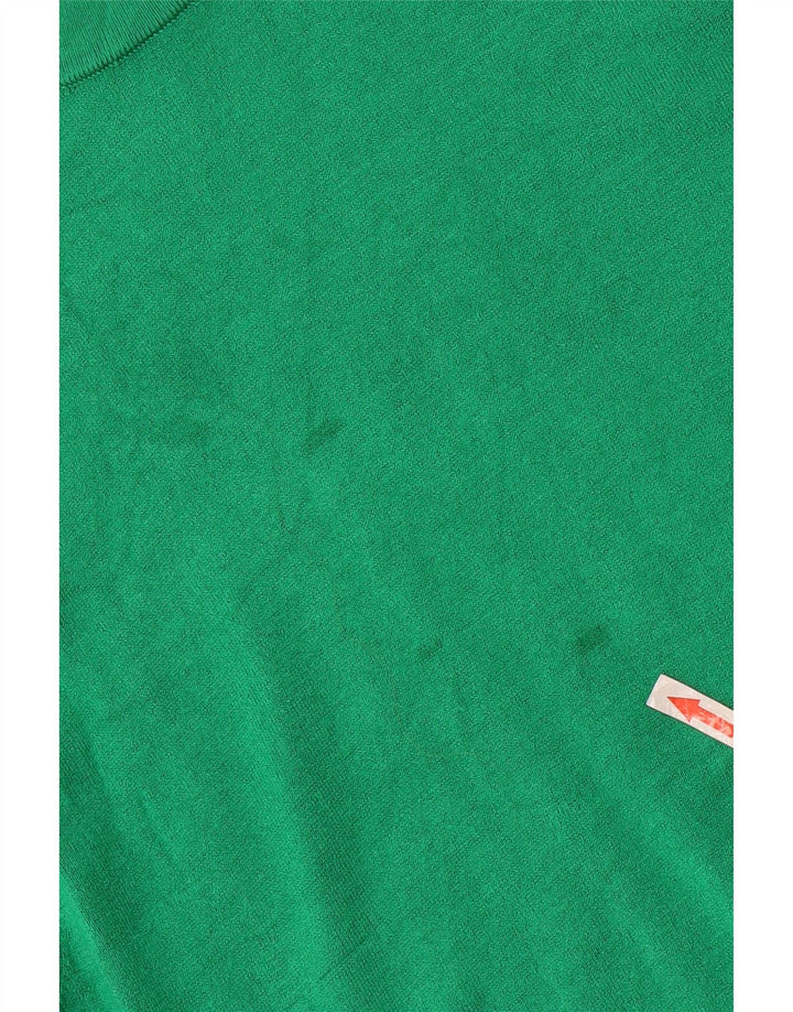 Zara Femei Vest Tank Top UK 12 Medium Green Viscose