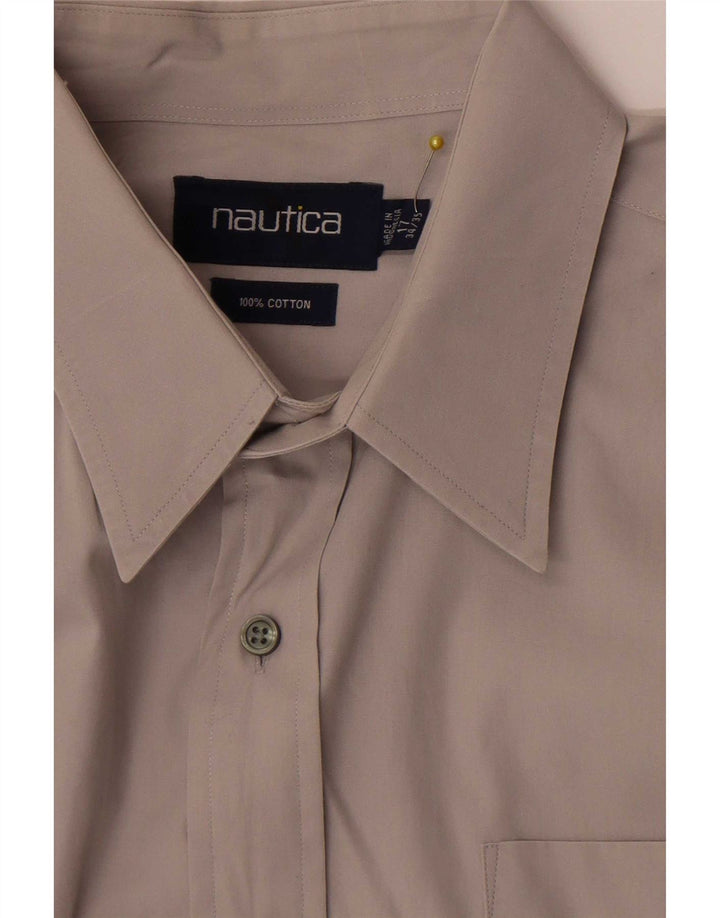 Cămașă pentru bărbați Nautica Mărimea 17 XL Bumbac gri