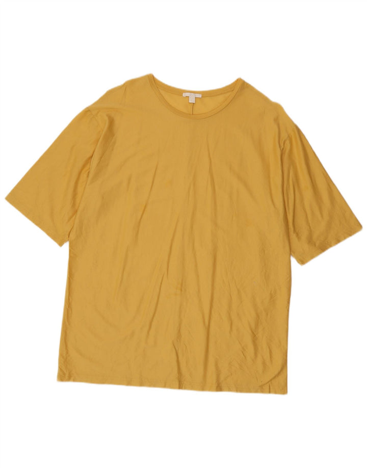 Tricou Cos pentru bărbați Top mare din bumbac galben