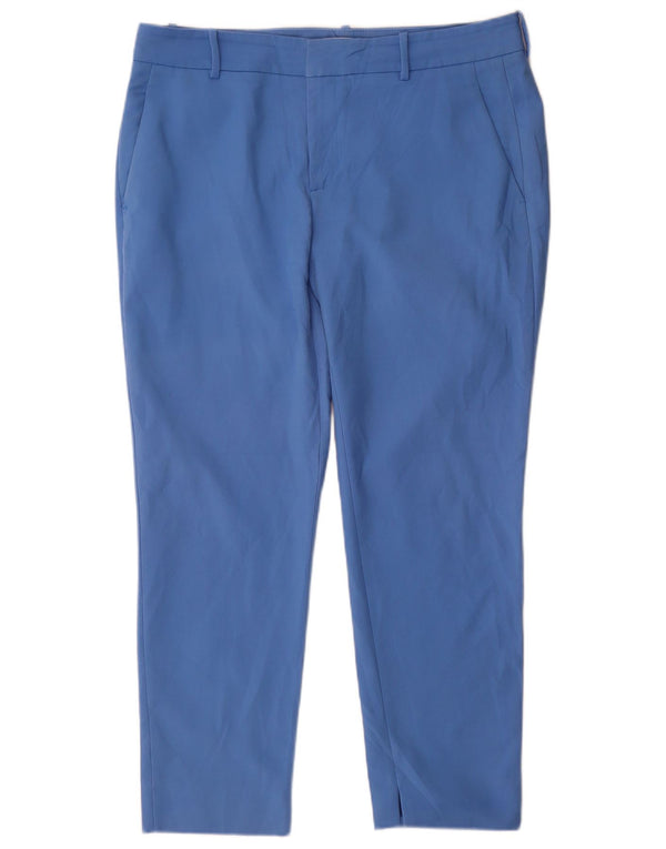 Pantaloni chino slim pentru femei Zara EU 44 XL W34 L28 Albastru Bumbac