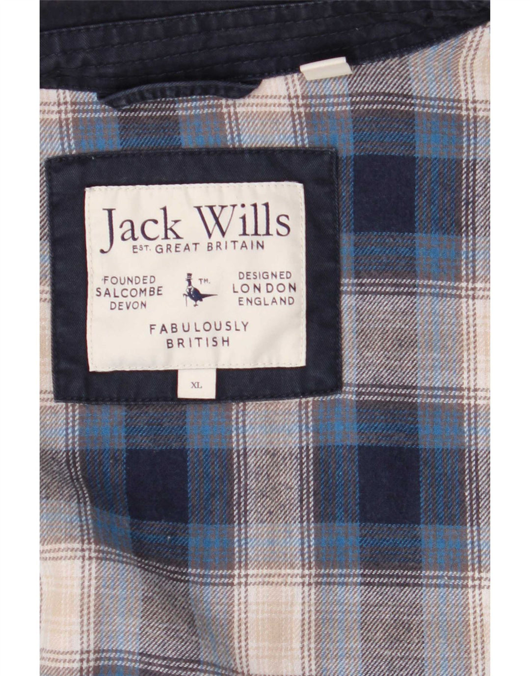 Jack Wills Bomber Jacket pentru bărbați UK 42 XL Bleumarin