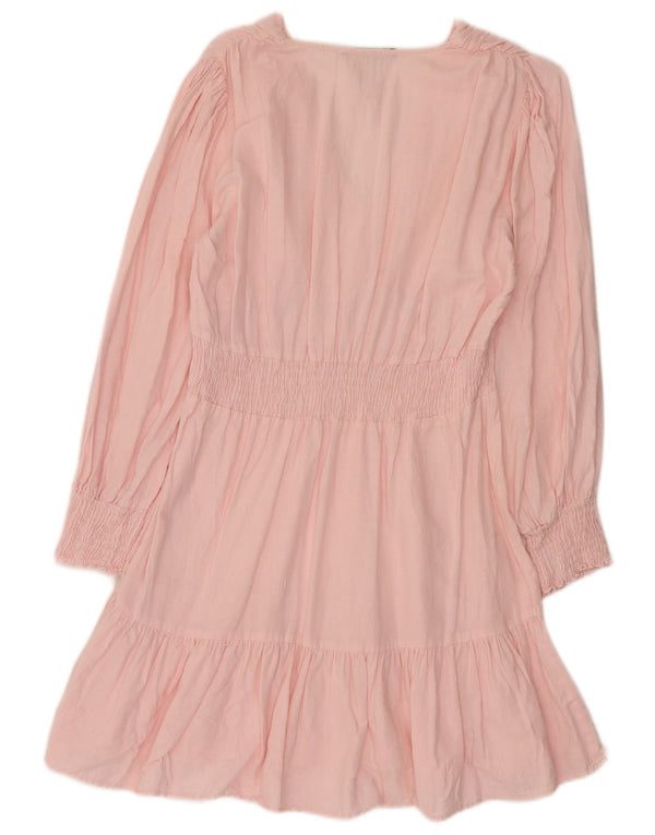Rochie cu mâneci lungi pentru femei Zara UK 14Roz mare