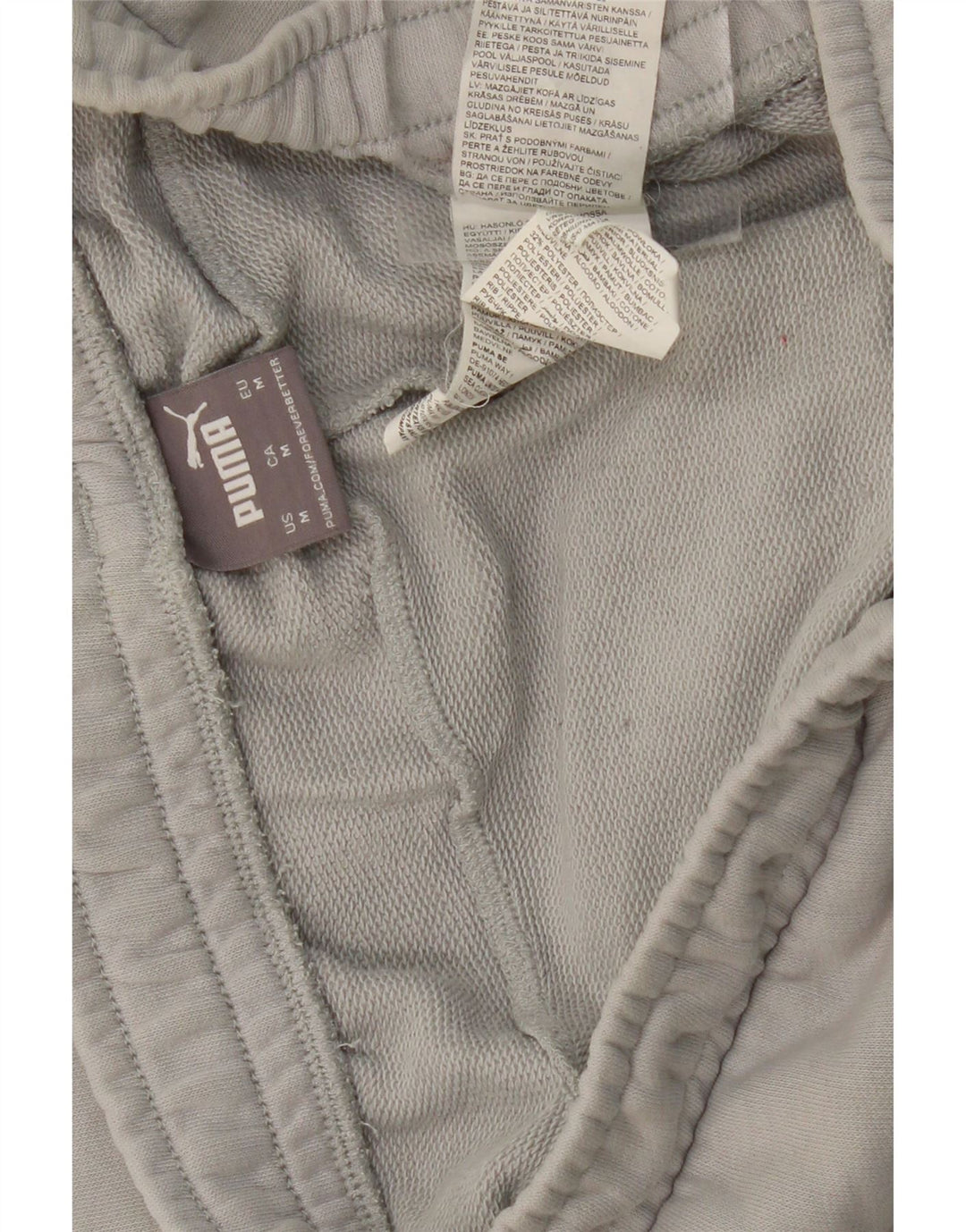 Pantaloni de trening grafic pentru bărbați PUMA Pantaloni de jogging, gri mediu, bloc de culoare