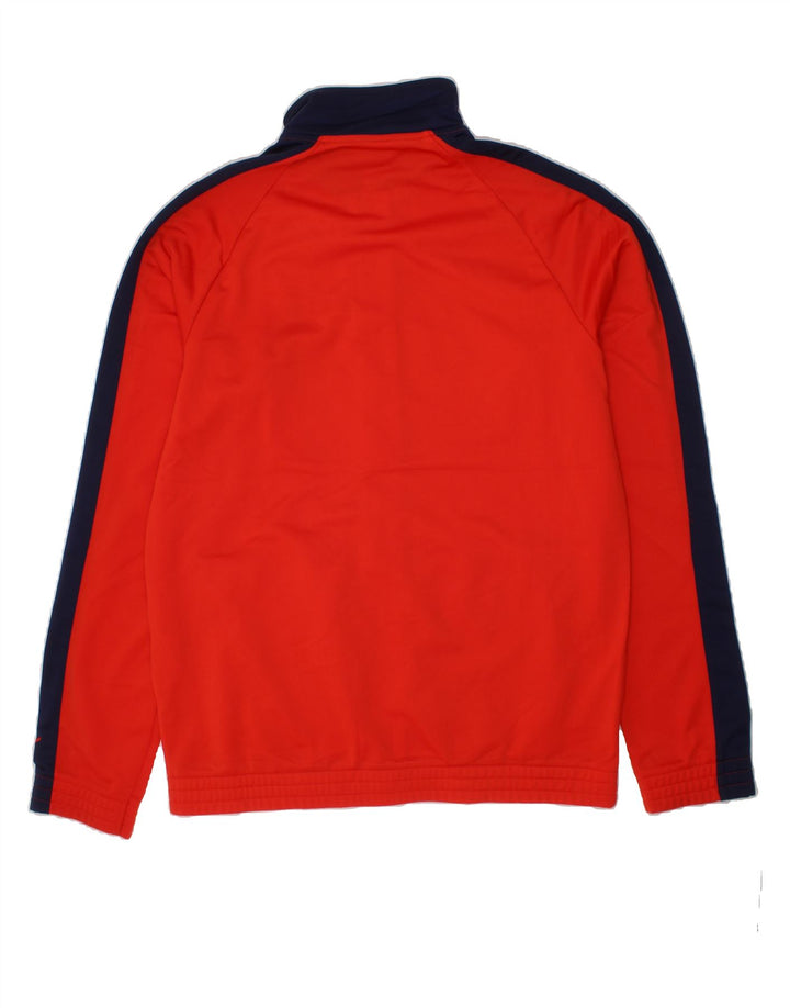 PUMA Boys Graphic Tracksuit Top Jacket 15-16 Years  Red Colourblock Vintage Puma and Second-Hand Puma from Messina Hembry 