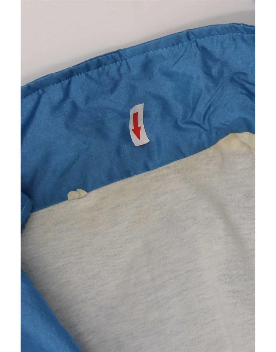 Jachetă de trening pentru bărbați vintage XL, albastru, nailon color bloc