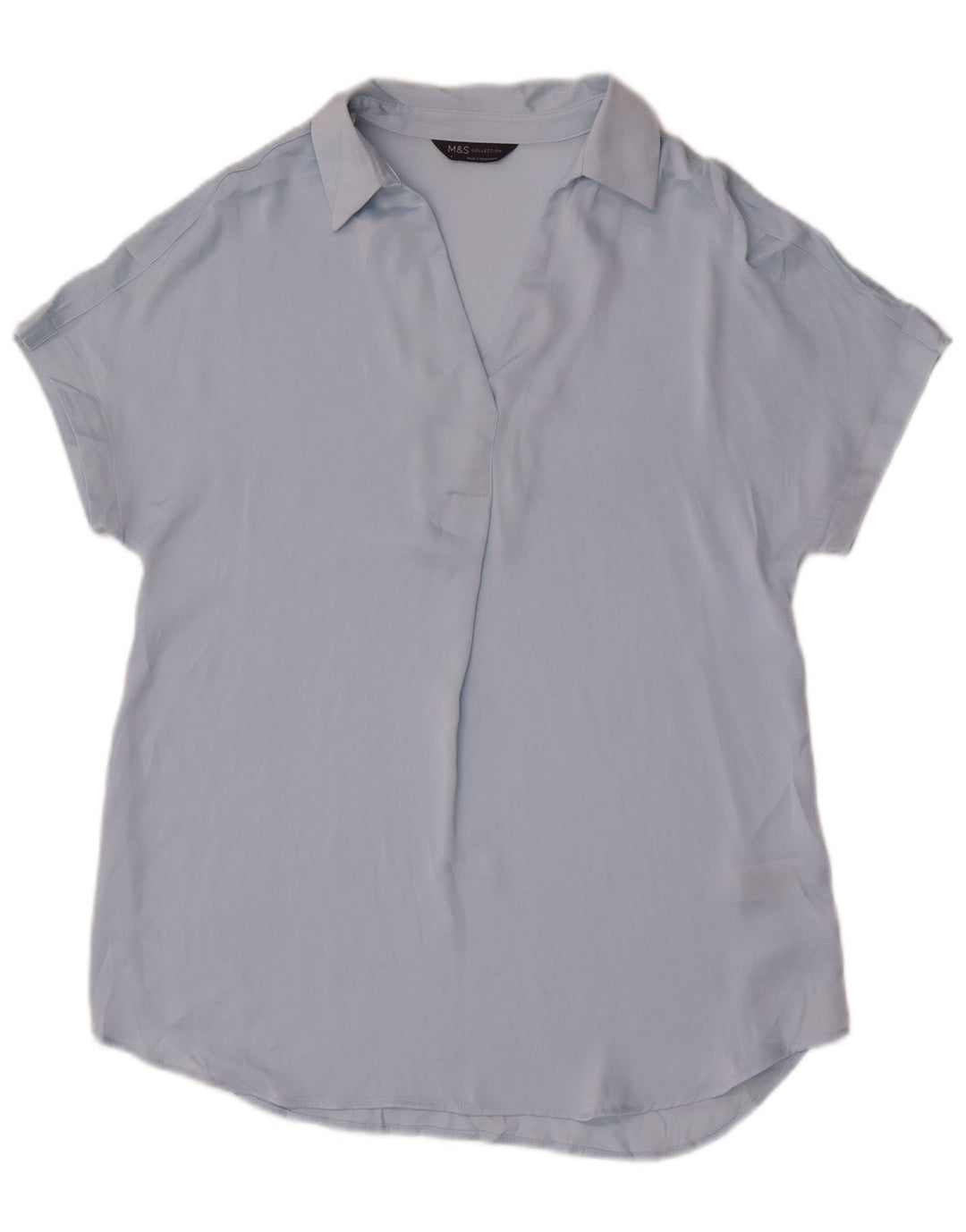Top cu tunică pentru femei Marks & Spencer UK 8 Small Blue Poliester