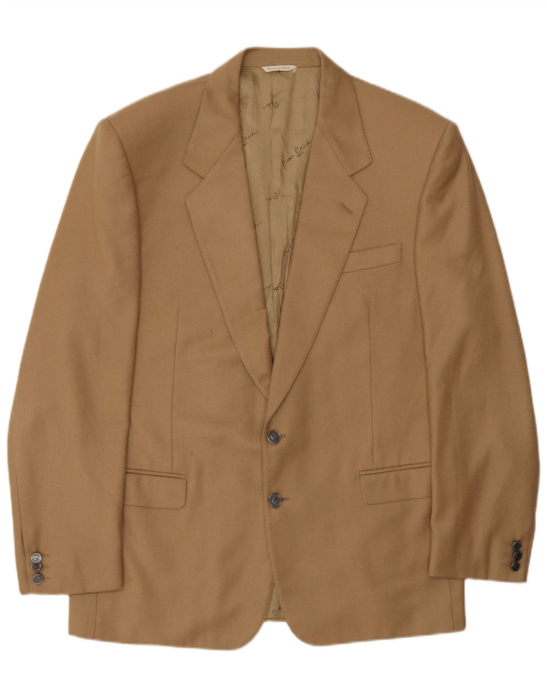 PIERRE CARDIN Jachetă pentru bărbați cu 2 nasturi, UK 40, mare, bej