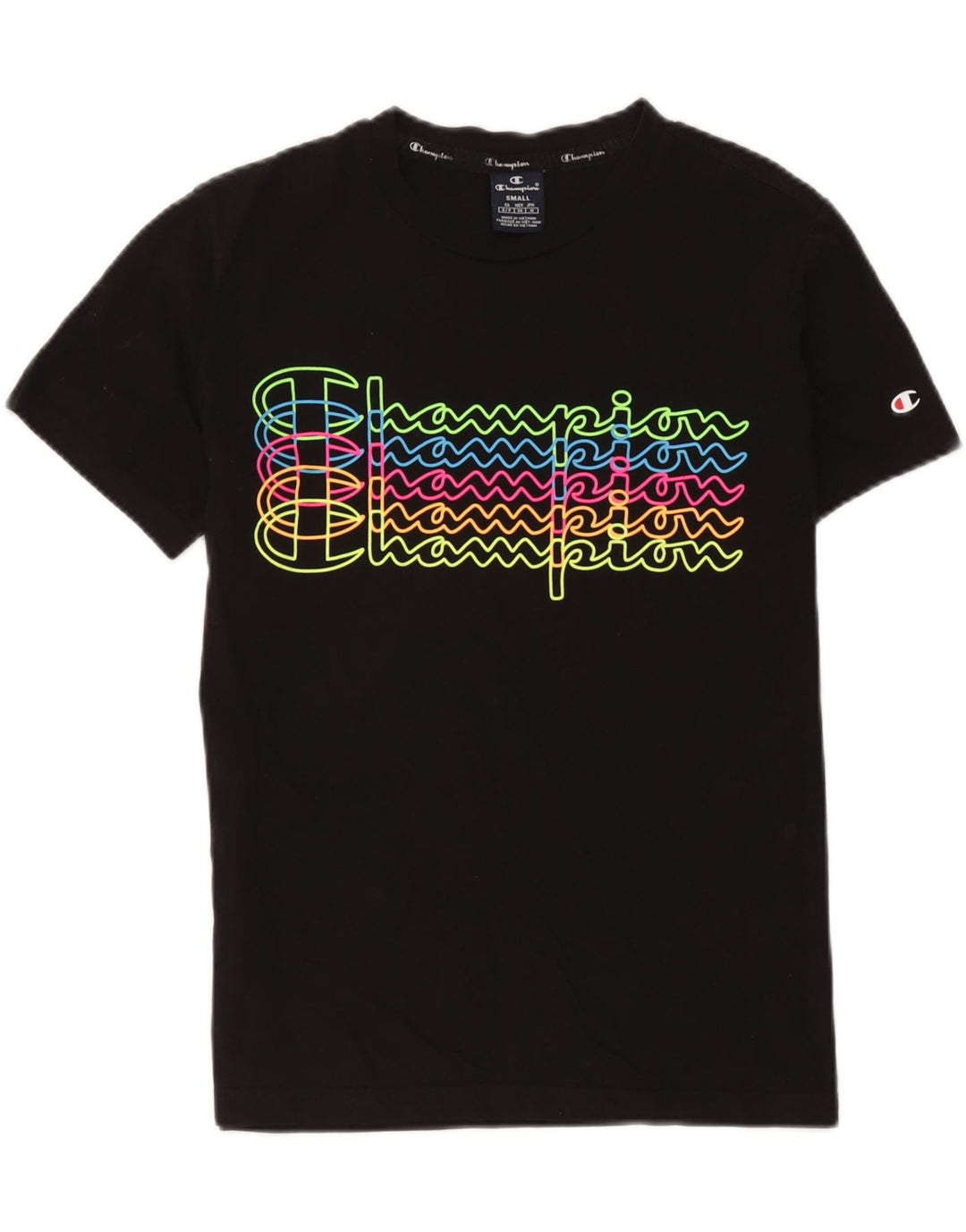 Tricou grafic pentru bărbați Champion Top Mic Negru