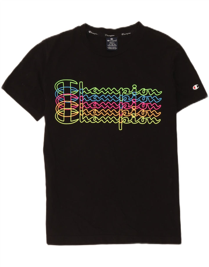 Tricou grafic pentru bărbați Champion Top Mic Negru