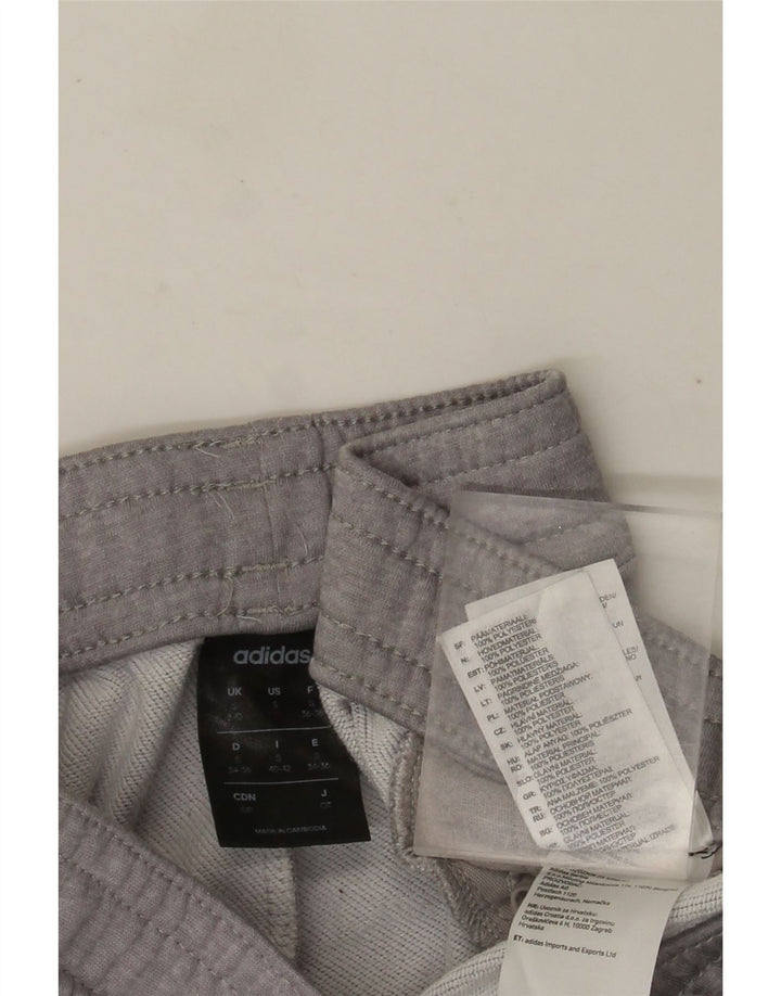 Pantaloni de trening Adidas pentru femei Joggeri UK 8/10 Poliester gri mic