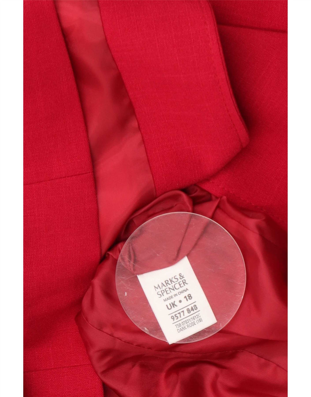 Marks & Spencer jachetă pentru femei cu 2 nasturi, UK 18 XL, poliester roz