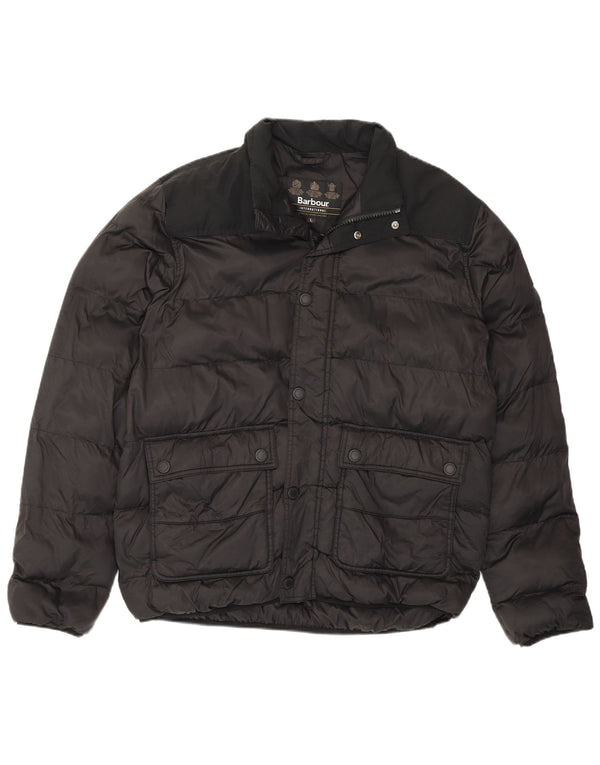 Jachetă căptușită pentru bărbați Barbour UK 40 Poliamidă neagră mare