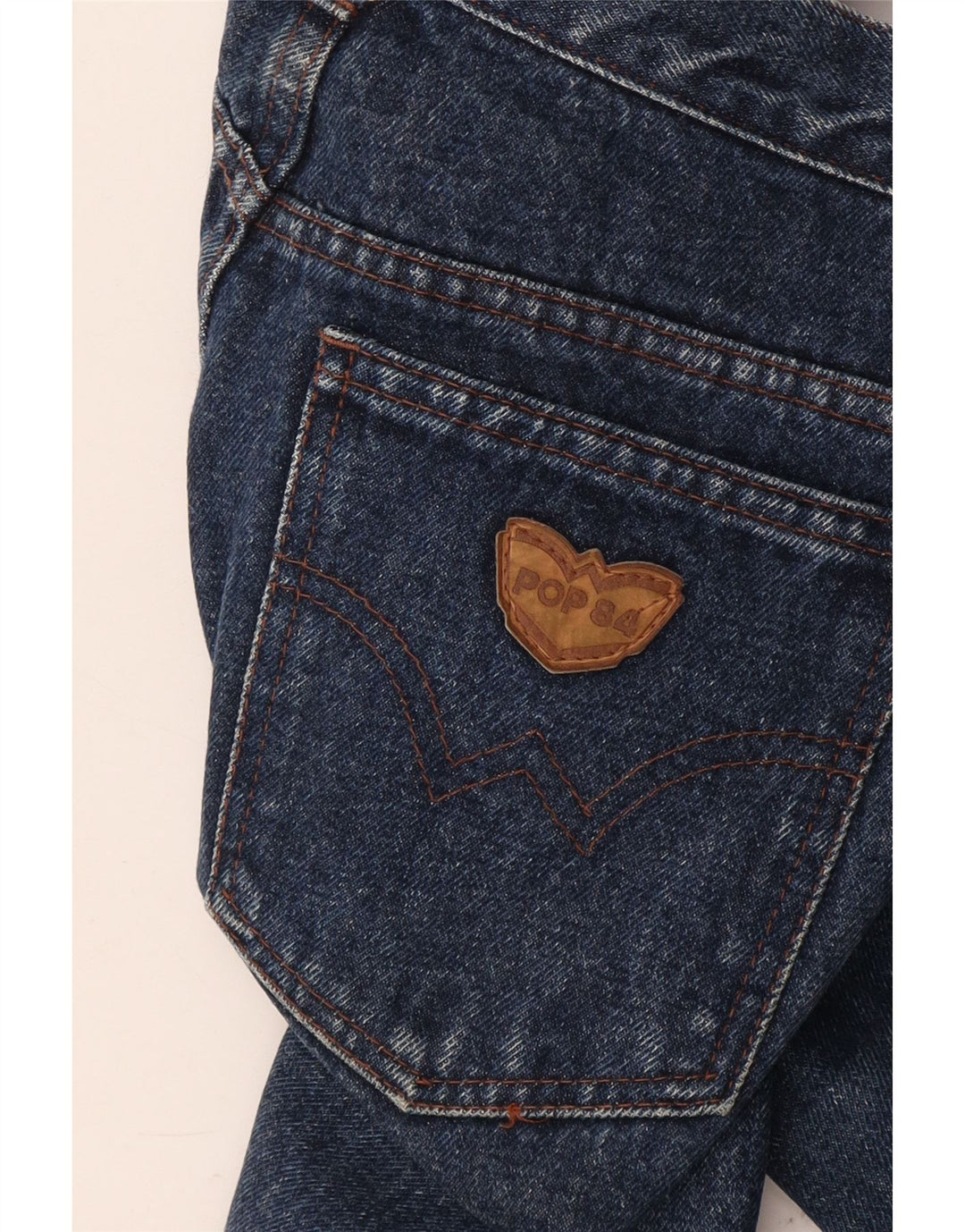 POP 84 Blugi conici pentru bărbați L28 L29 Albastru