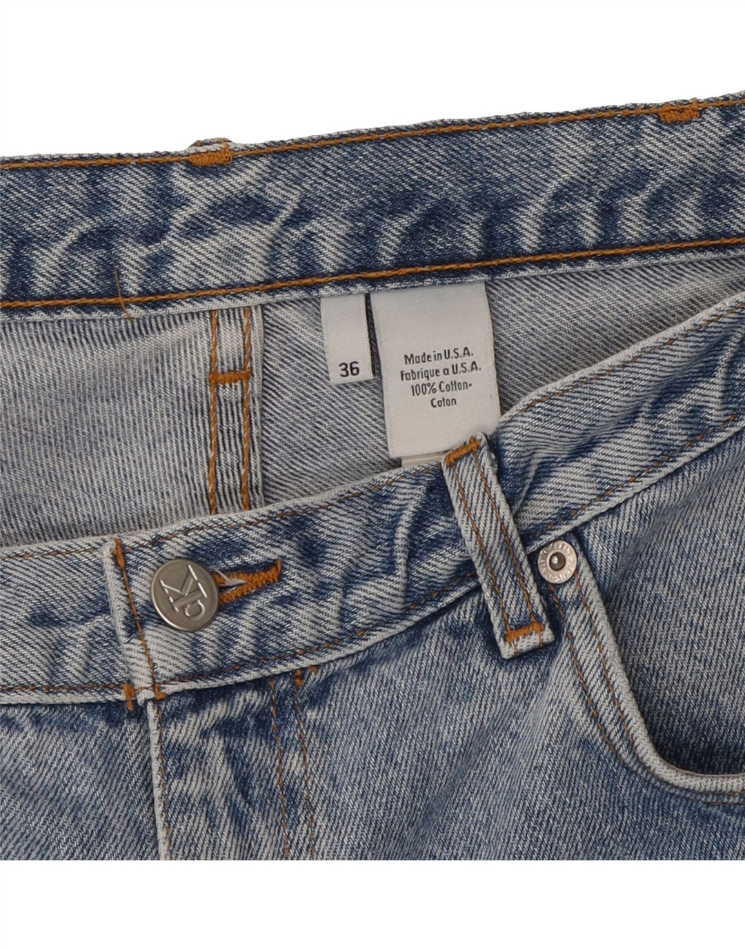 CALVIN KLEIN Mens Straight Jeans W36 L27 Blue Cotton Vintage Calvin Klein and Second-Hand Calvin Klein from Messina Hembry 