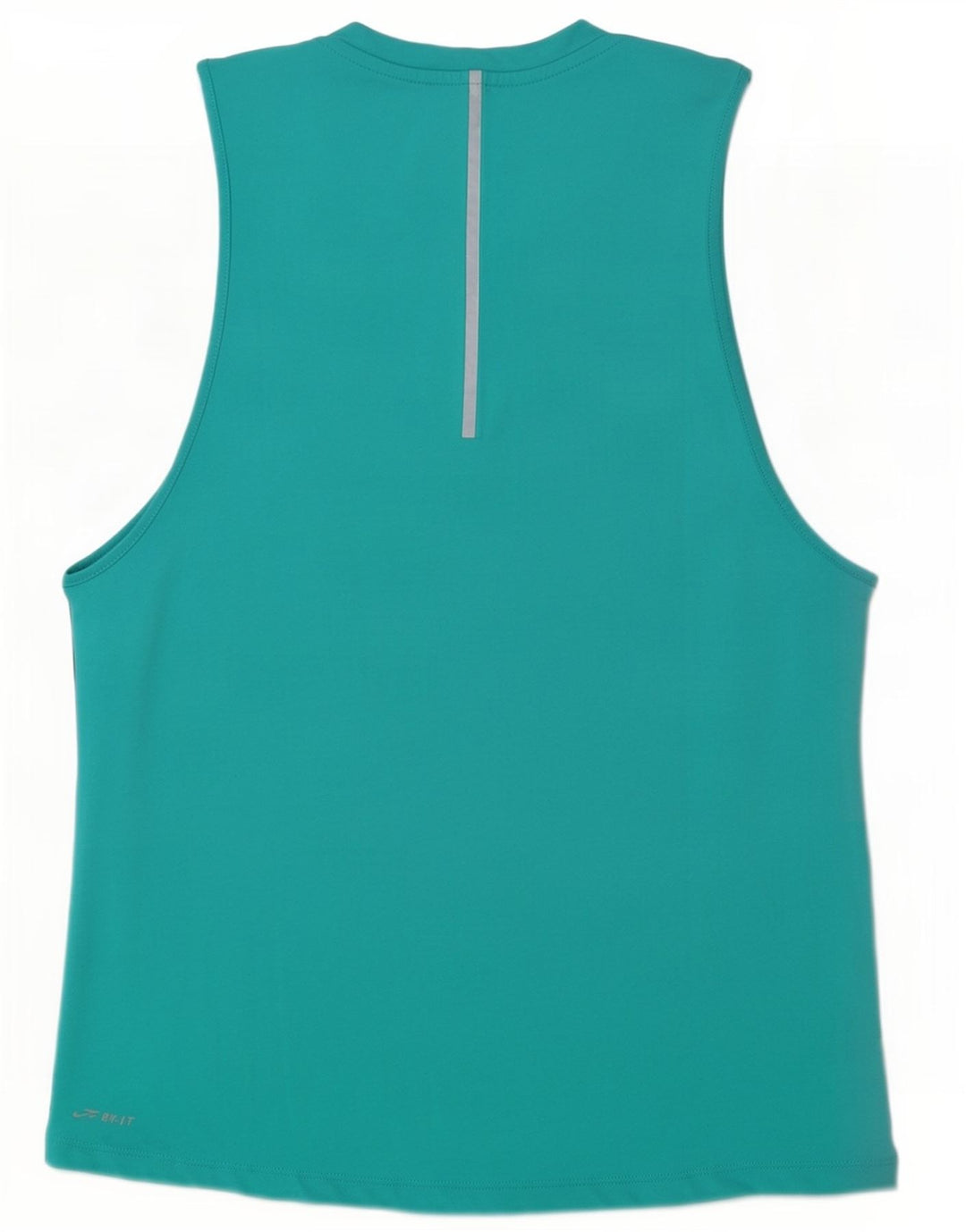 Top cu vestă grafică Nike Dri Fit pentru femei UK 14 Medium Turcoaz Colorblock