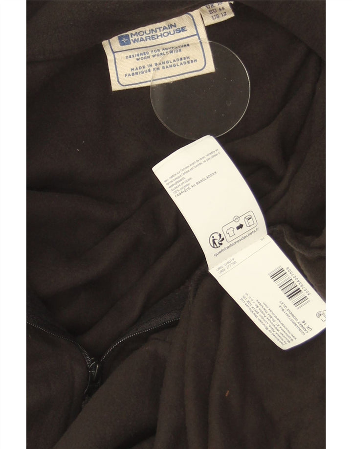 Gilet din lână pentru femei Mountain Warehouse UK 16 Poliester maro mare