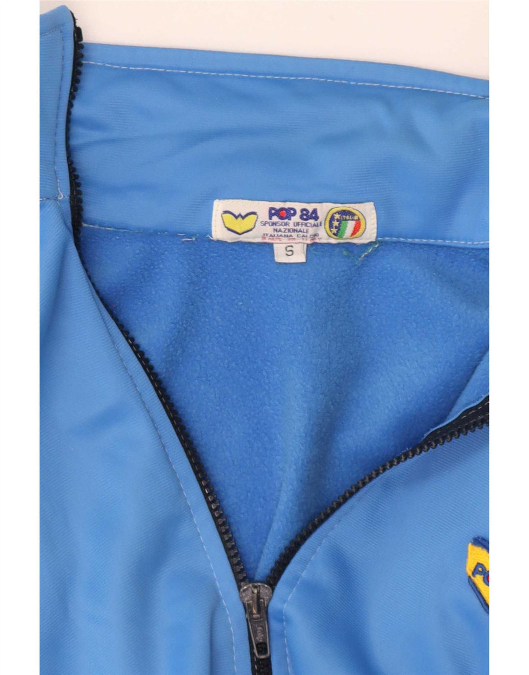 POP 84 Jachetă de trening pentru bărbați, albastru mic Colorblock
